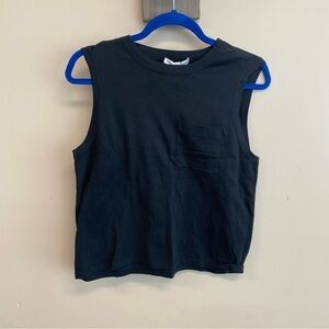 Autumn Cashmere Black Top. New With Tags. Size Large